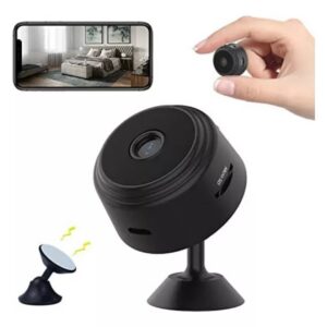 Mini Cámara Espía Inalámbrica Wifi Infrarrojo Imán Ipc-na9